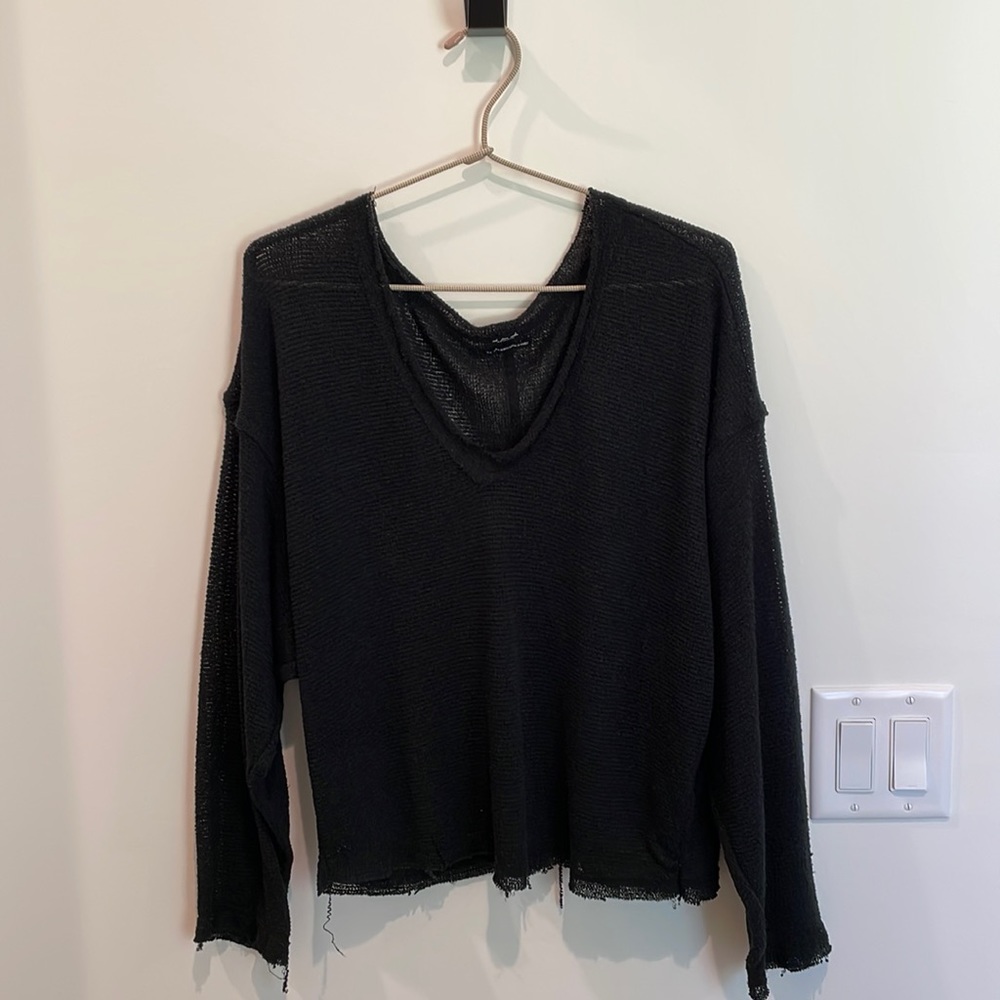 Urban Outfitters Out From Under women's black knit top M Boho